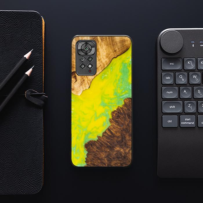 Xiaomi REDMI NOTE 11 Pro / 11 Pro 5G Resin & Wood Phone Case - SYNERGY#A12