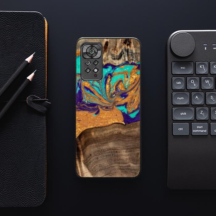 Xiaomi REDMI NOTE 11 Pro / 11 Pro 5G Resin & Wood Phone Case - SYNERGY#A122