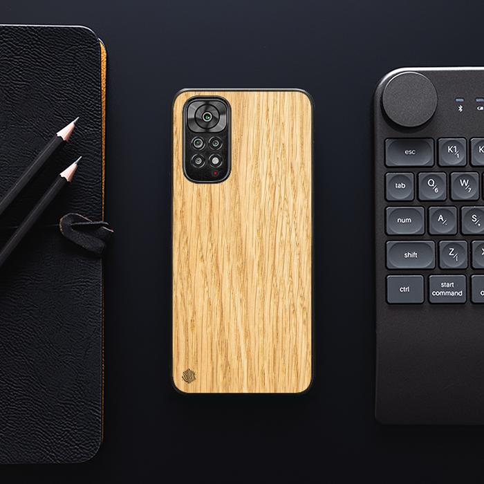 Xiaomi REDMI NOTE 11 / 11S Wooden Phone Case - Oak