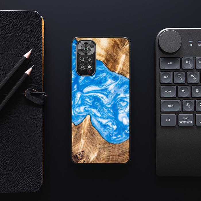 Xiaomi REDMI NOTE Etui na telefon z żywicy i drewna 11/11S - SYNERGY#325