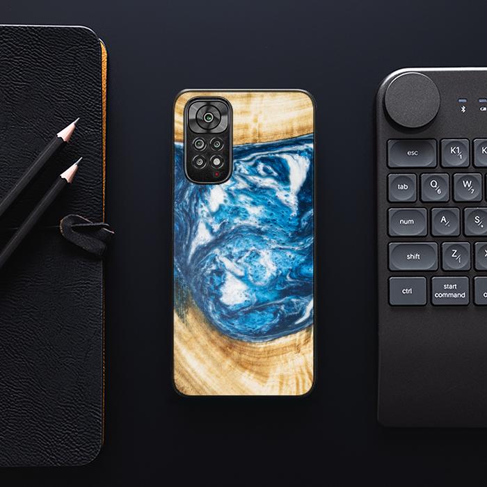 Xiaomi REDMI NOTE Etui na telefon z żywicy i drewna 11/11S - SYNERGY#350