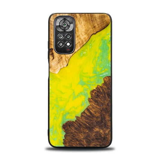 Xiaomi REDMI NOTE 11 / 11S Resin & Wood Phone Case - SYNERGY#A12