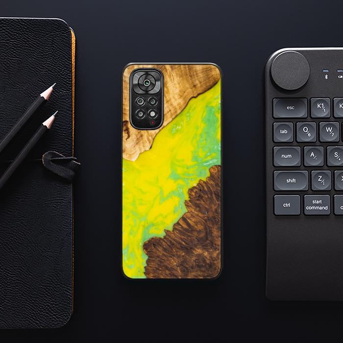 Xiaomi REDMI NOTE Etui na telefon z żywicy i drewna 11 / 11S - SYNERGY#A12