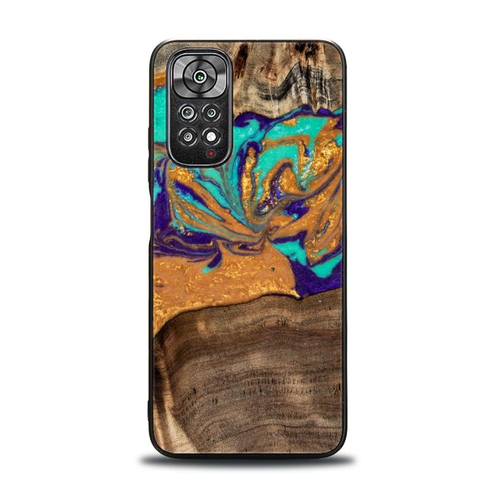 Xiaomi REDMI NOTE 11 / 11S Resin & Wood Phone Case - SYNERGY#A122