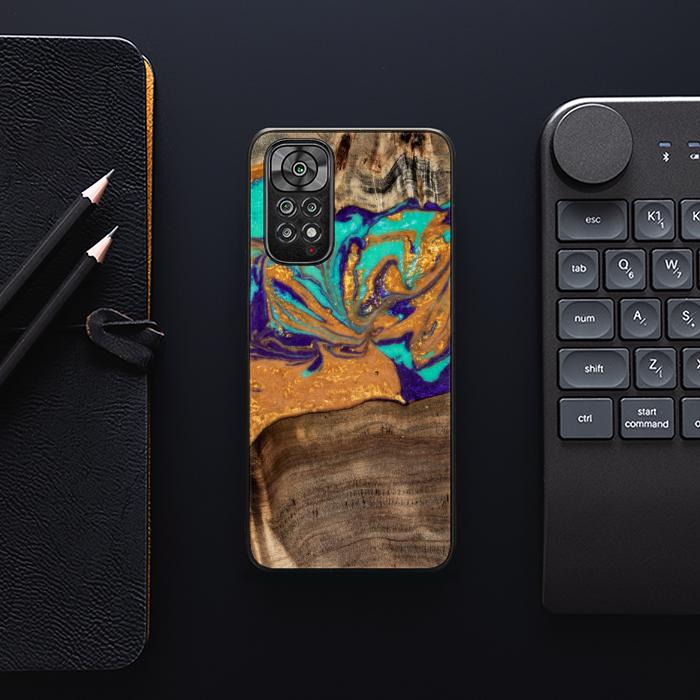 Xiaomi REDMI NOTE Etui na telefon z żywicy i drewna 11 / 11S - SYNERGY#A122