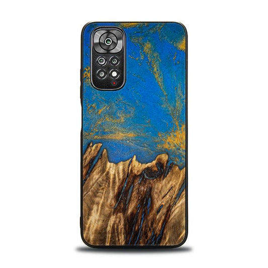 Xiaomi REDMI NOTE 11 / 11S Resin & Wood Phone Case - SYNERGY#C43