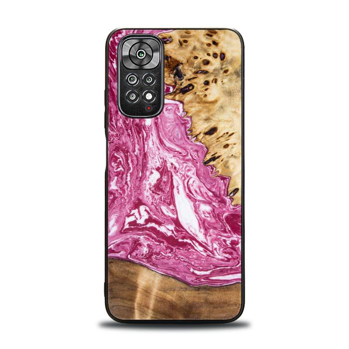 Xiaomi REDMI NOTE Etui na telefon z żywicy i drewna 11/11S - Synergy#129