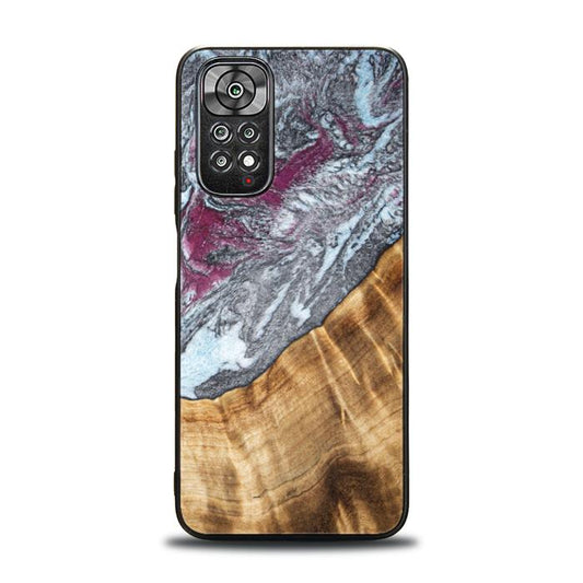 Xiaomi REDMI NOTE 11 / 11S Resin & Wood Phone Case - Synergy#C12