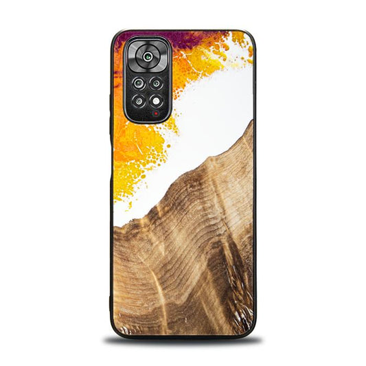 Xiaomi REDMI NOTE 11 / 11S Resin & Wood Phone Case - Synergy#C28