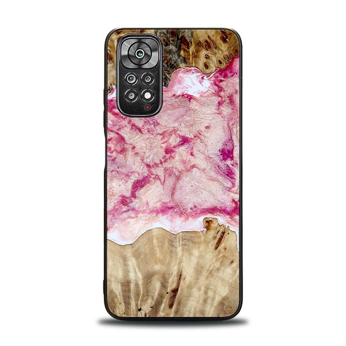 Xiaomi REDMI NOTE 11 / 11S Resin & Wood Phone Case - Synergy#D101
