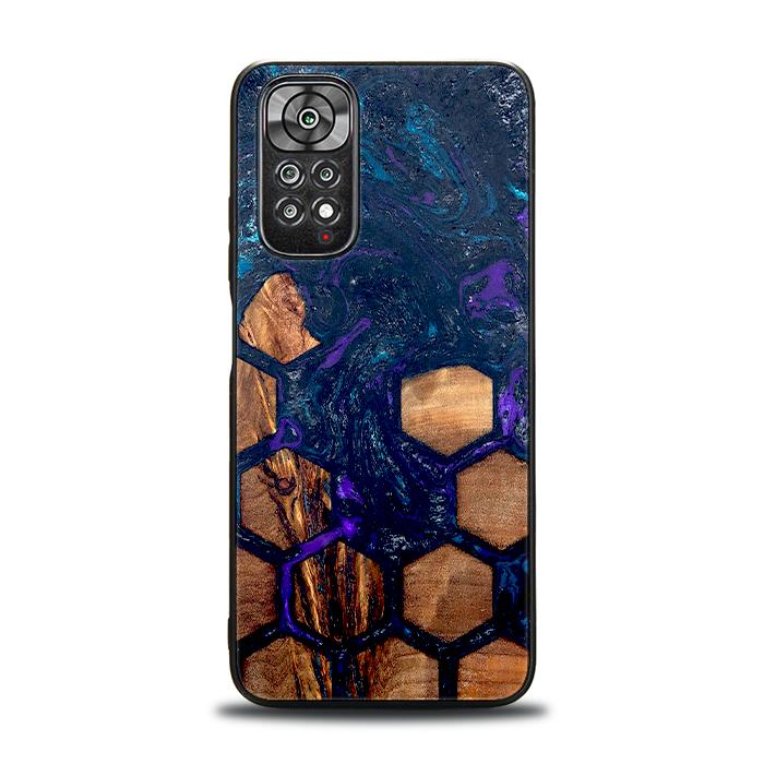 Xiaomi REDMI NOTE 11 / 11S Handyhülle aus Harz und Holz - Synergy#D106