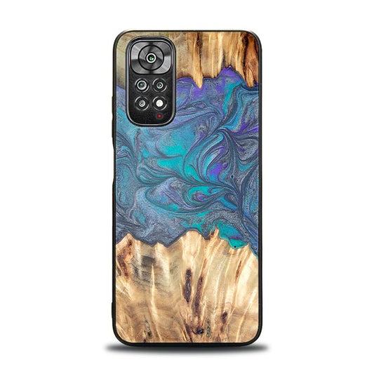 Xiaomi REDMI NOTE 11 / 11S Handyhülle aus Harz und Holz - Synergy#D107