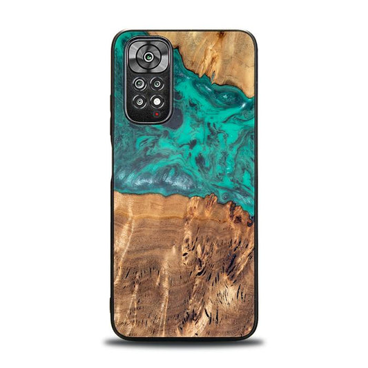 Xiaomi REDMI NOTE 11 / 11S Handyhülle aus Harz und Holz - Synergy#D111