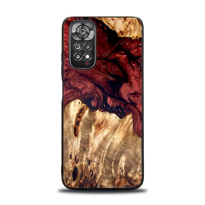Xiaomi REDMI NOTE Etui na telefon z żywicy i drewna 11/11S - Synergy#D121
