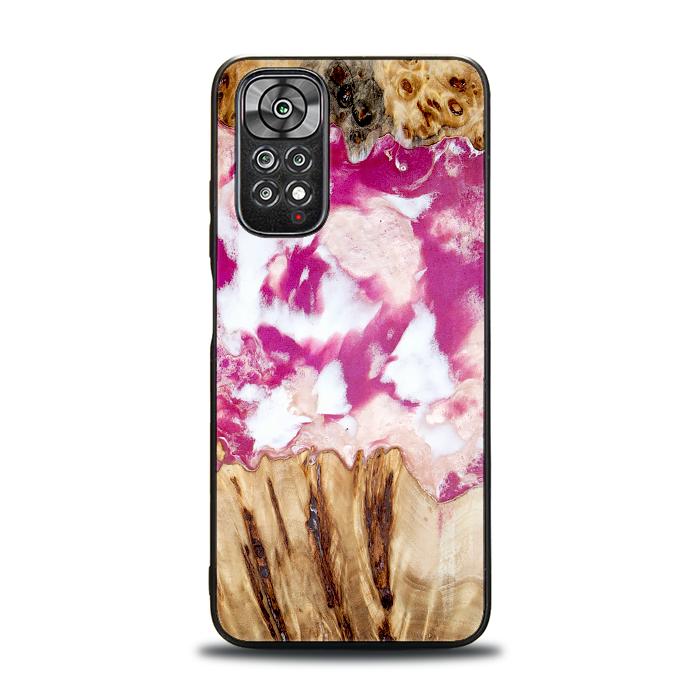 Xiaomi REDMI NOTE Etui na telefon z żywicy i drewna 11/11S - Synergy#D124