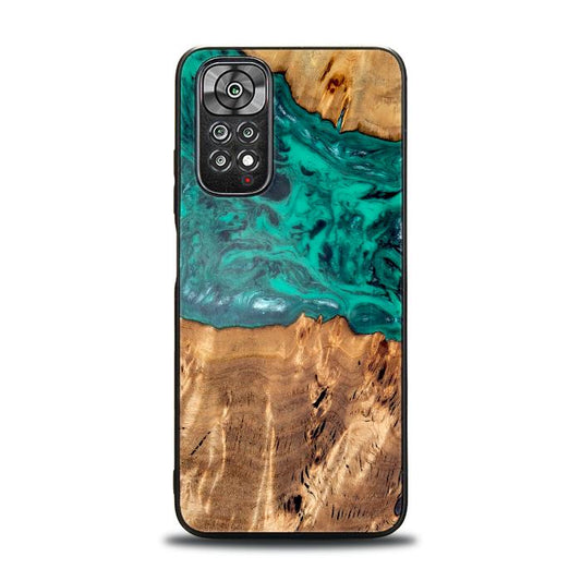 Xiaomi REDMI NOTE 11 / 11S Handyhülle aus Harz und Holz - Synergy#D133
