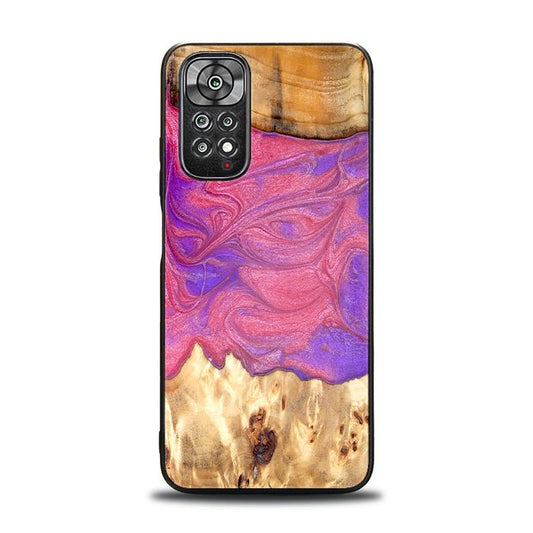 Xiaomi REDMI NOTE 11 / 11S Handyhülle aus Harz und Holz - Synergy#D136