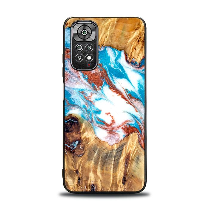 Xiaomi REDMI NOTE 11 / 11S Handyhülle aus Harz und Holz - Synergy#D137