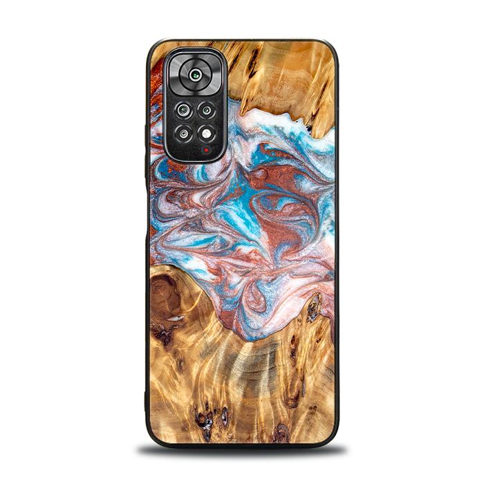 Xiaomi REDMI NOTE 11 / 11S Handyhülle aus Harz und Holz - Synergy#D138