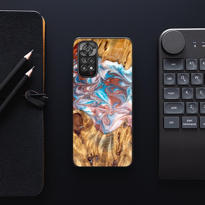 Xiaomi REDMI NOTE 11 / 11S Handyhülle aus Harz und Holz - Synergy#D138